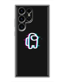 Чохол для Ulefone Note 22 з картинкою «Among Us неон»