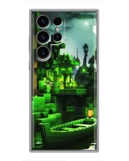 Чохол для Ulefone Note 22 з картинкою «Minecraft лісовий пейзаж»