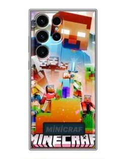 Чохол для Ulefone Note 22 з картинкою «Minecraft герої гри»