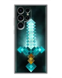 Чохол для Ulefone Note 22 з картинкою «Алмазний меч неон»