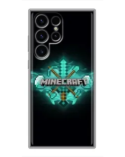 Чохол для Ulefone Note 22 з картинкою «Minecraft Diamond лого»