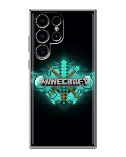 Чохол для Ulefone Note 22 з картинкою «Minecraft Diamond лого»