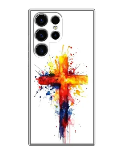 Чохол для Ulefone Note 22 з картинкою «Акварельний хрест» Чохол для Ulefone Note 22 з картинкою «Акварельний хрест»