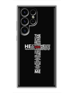 Чехол для Ulefone Note 22 с картинкой «Текстовый крест»