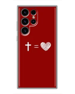 Чехол для Ulefone Note 22 с картинкой «Уравнение любви»