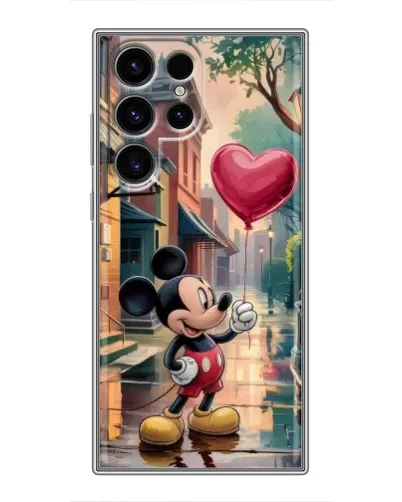 Чехол для Ulefone Note 22 с картинкой «Микки и шарик-сердце»