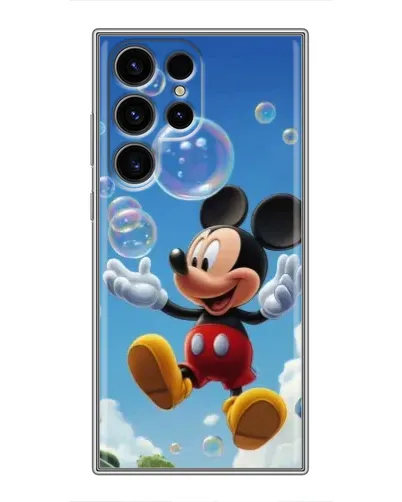 Чехол для Ulefone Note 22 с картинкой «Mickey и мыльные пузыри»
