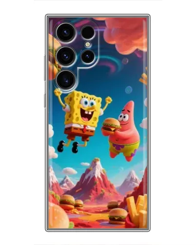 Чехол для Ulefone Note 22 с картинкой «Космический фастфуд»