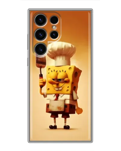 Чехол для Ulefone Note 22 с картинкой «Губка Боб повар»