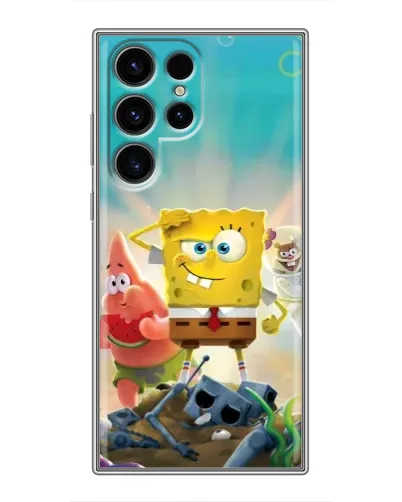 Чехол для Ulefone Note 22 с картинкой «Спанч Боб победитель»