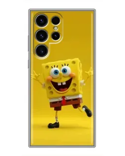 Чехол для Ulefone Note 22 с картинкой «Позитивный Губка Боб»
