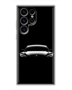 Чохол для Ulefone Note 22 з картинкою «Фари Tesla Night»