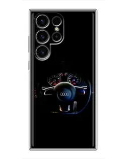 Чохол для Ulefone Note 22 з картинкою «Салон Audi — кермо»