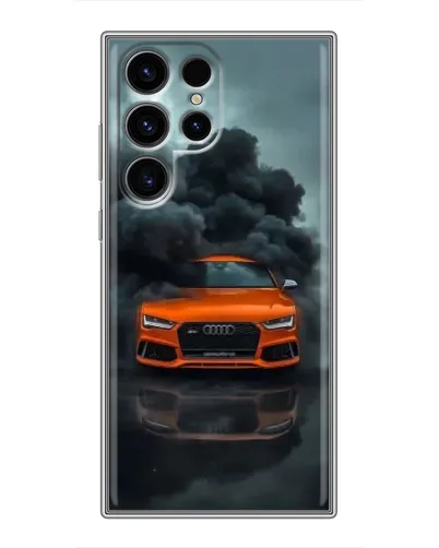 Чохол для Ulefone Note 22 з картинкою «Audi у хмарах диму»