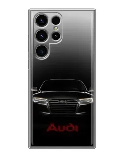 Чохол для Ulefone Note 22 з картинкою «Audi — градієнтний контур»
