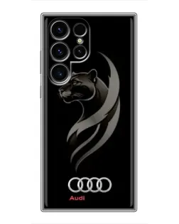 Чохол для Ulefone Note 22 з картинкою «Графіка — пантера та Audi»