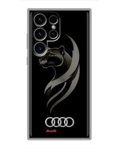 Чохол для Ulefone Note 22 з картинкою «Графіка — пантера та Audi»