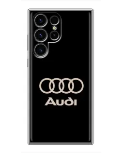 Чохол для Ulefone Note 22 з картинкою «Audi — золотий логотип»