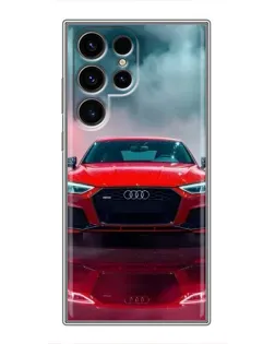 Чохол для Ulefone Note 22 з картинкою «Audi RS — червоний стиль»