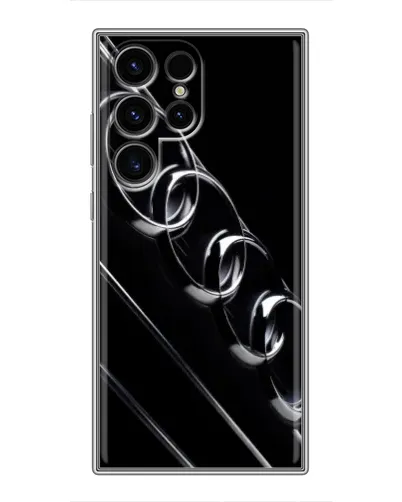 Чохол для Ulefone Note 22 з картинкою «Audi — абстрактні кільця»