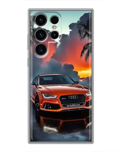 Чохол для Ulefone Note 22 з картинкою «Audi — захід сонця»