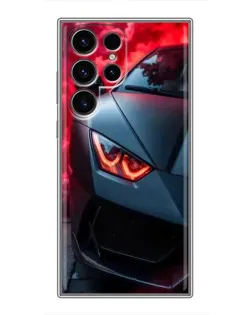 Чохол для Ulefone Note 22 з картинкою «Lamborghini червоне сяйво»