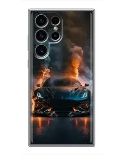Чохол для Ulefone Note 22 з картинкою «Lamborghini димна естетика»