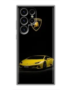 Чохол для Ulefone Note 22 з картинкою «Lamborghini жовтий акцент»