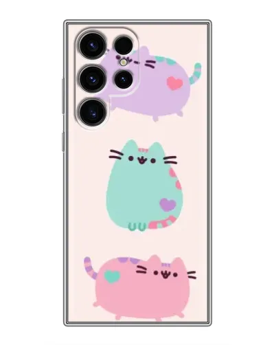 Чехол для Ulefone Note 22 с картинкой «Pusheen трио» Чехол для Ulefone Note 22 с картинкой «Pusheen трио»