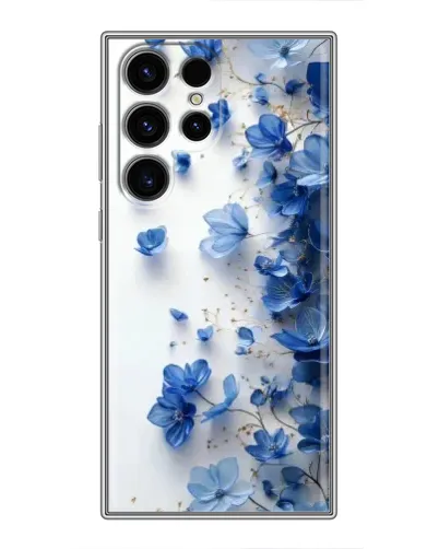 Чехол для Ulefone Note 22 с картинкой «Голубой цветочный каскад» Чехол для Ulefone Note 22 с картинкой «Голубой цветочный каскад»