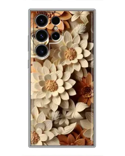 Чехол для Ulefone Note 22 с картинкой «Бежевый флористический декор» Чехол для Ulefone Note 22 с картинкой «Бежевый флористический декор»