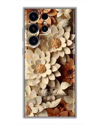 Чехол для Ulefone Note 22 с картинкой «Бежевый флористический декор» Чехол для Ulefone Note 22 с картинкой «Бежевый флористический декор»