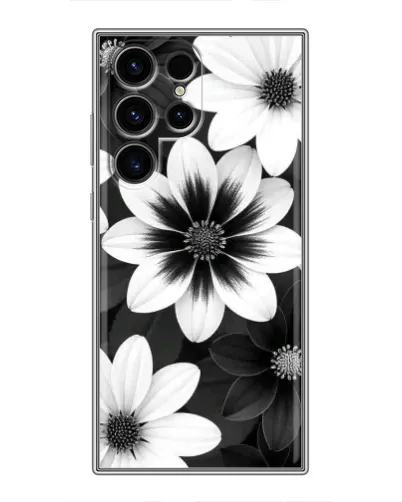 Чехол для Ulefone Note 22 с картинкой «Монохромные астры» Чехол для Ulefone Note 22 с картинкой «Монохромные астры»