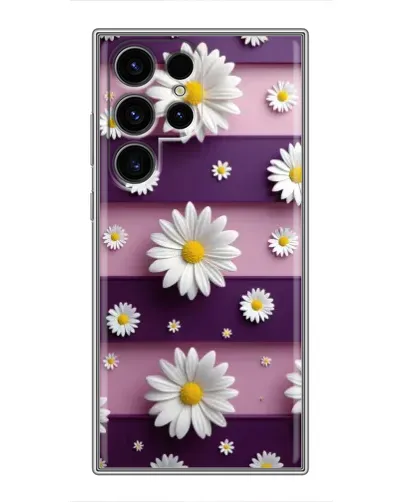 Чехол для Ulefone Note 22 с картинкой «Ромашки на фиолетовом» Чехол для Ulefone Note 22 с картинкой «Ромашки на фиолетовом»