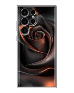 Чехол для Ulefone Note 22 с картинкой «Шелковая черная роза» Чехол для Ulefone Note 22 с картинкой «Шелковая черная роза»