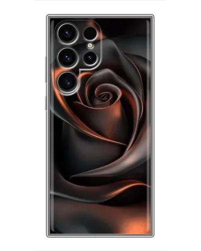 Чехол для Ulefone Note 22 с картинкой «Шелковая черная роза» Чехол для Ulefone Note 22 с картинкой «Шелковая черная роза»