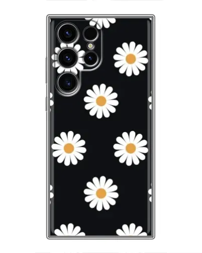 Чехол для Ulefone Note 22 с картинкой «Ромашки на черном» Чехол для Ulefone Note 22 с картинкой «Ромашки на черном»