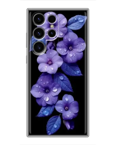 Чехол для Ulefone Note 22 с картинкой «Фиолетовые цветы с росою» Чехол для Ulefone Note 22 с картинкой «Фиолетовые цветы с росою»