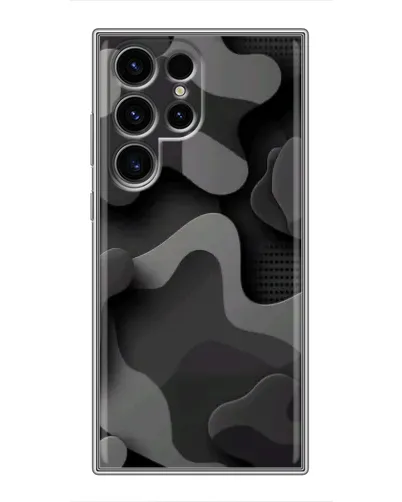 Чохол для Ulefone Note 22 з картинкою «Темний абстрактний камуфляж»