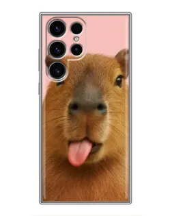 Чохол для Ulefone Note 22 з картинкою «Капібара з язиком»