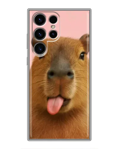 Чохол для Ulefone Note 22 з картинкою «Капібара з язиком»
