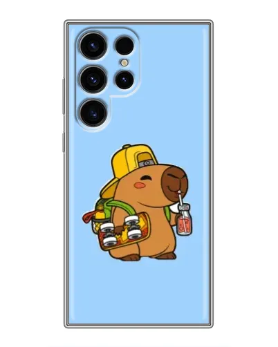Чохол для Ulefone Note 22 з картинкою «Капібара на скейті»