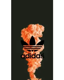 Чехол для Ulefone с картинкой «Оранжевый дым Adidas»