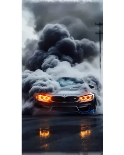 Чехол для Ulefone с картинкой «BMW в дыму» Чехол для Ulefone с картинкой «BMW в дыму»