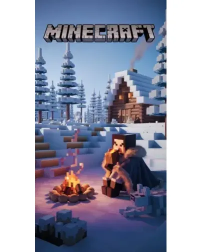 Чохол для Ulefone з картинкою «Зимовий Minecraft»
