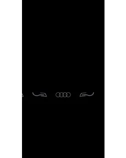 Чехол для Ulefone с картинкой «Audi — световой подпись»