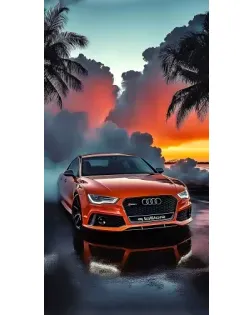 Чохол для Ulefone з картинкою «Audi — захід сонця»
