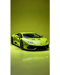 Чехол для Ulefone с картинкой «Салатовый Lamborghini Huracan»