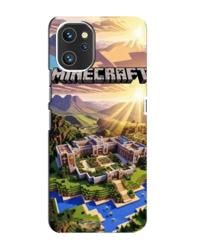 Чехол для UMIDIGI A13 Pro с картинкой «Minecraft панорама»