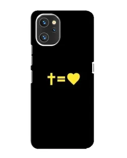 Чехол для UMIDIGI A13 Pro с картинкой «Сердце и Крест»